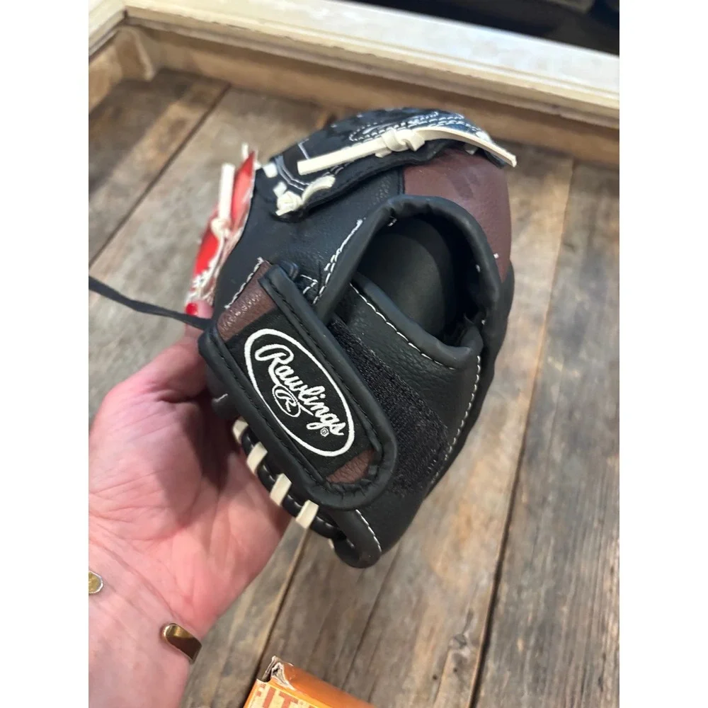 Rawlings Players Series 10.5 Inch Youth Baseball Glove‎ PL105BB Black Brown NEW